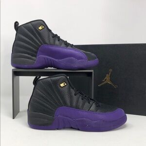 Air Jordan 12 Retro (PS) Field Purple 151186-057 Youth Sneakers - Size 2Y